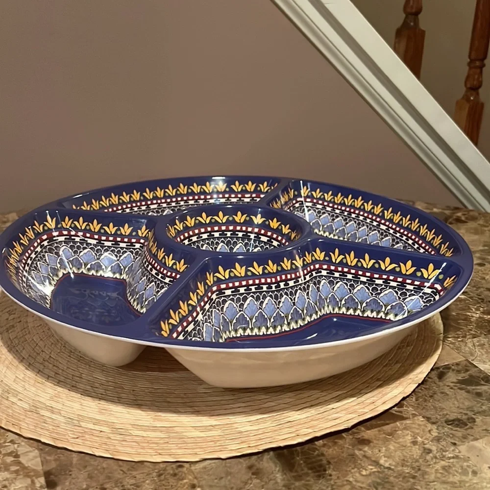 Williams Sonoma Sicily Melamine Chip & Dip Platter